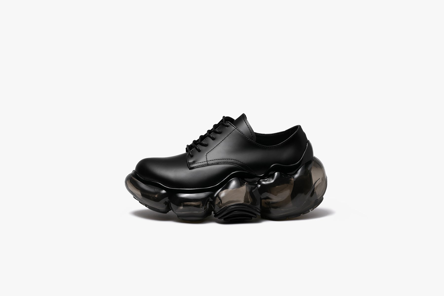 MOOPIE PLAIN TOE - BLACK / BLACK (ムーピープレーントゥー ブラック