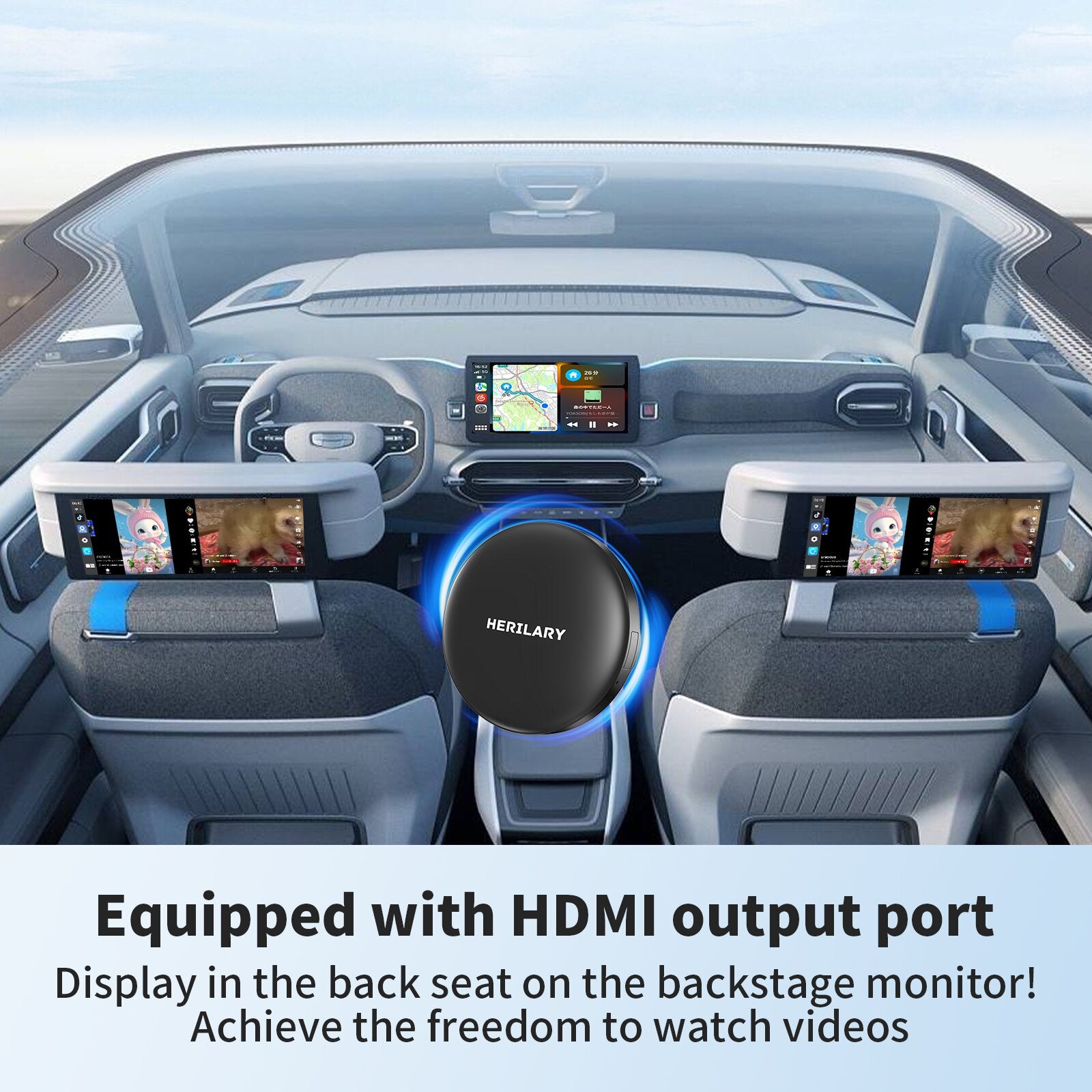 HERILARY C8 Wireless CarPlay 3 in 1 Ai Box – Herilary