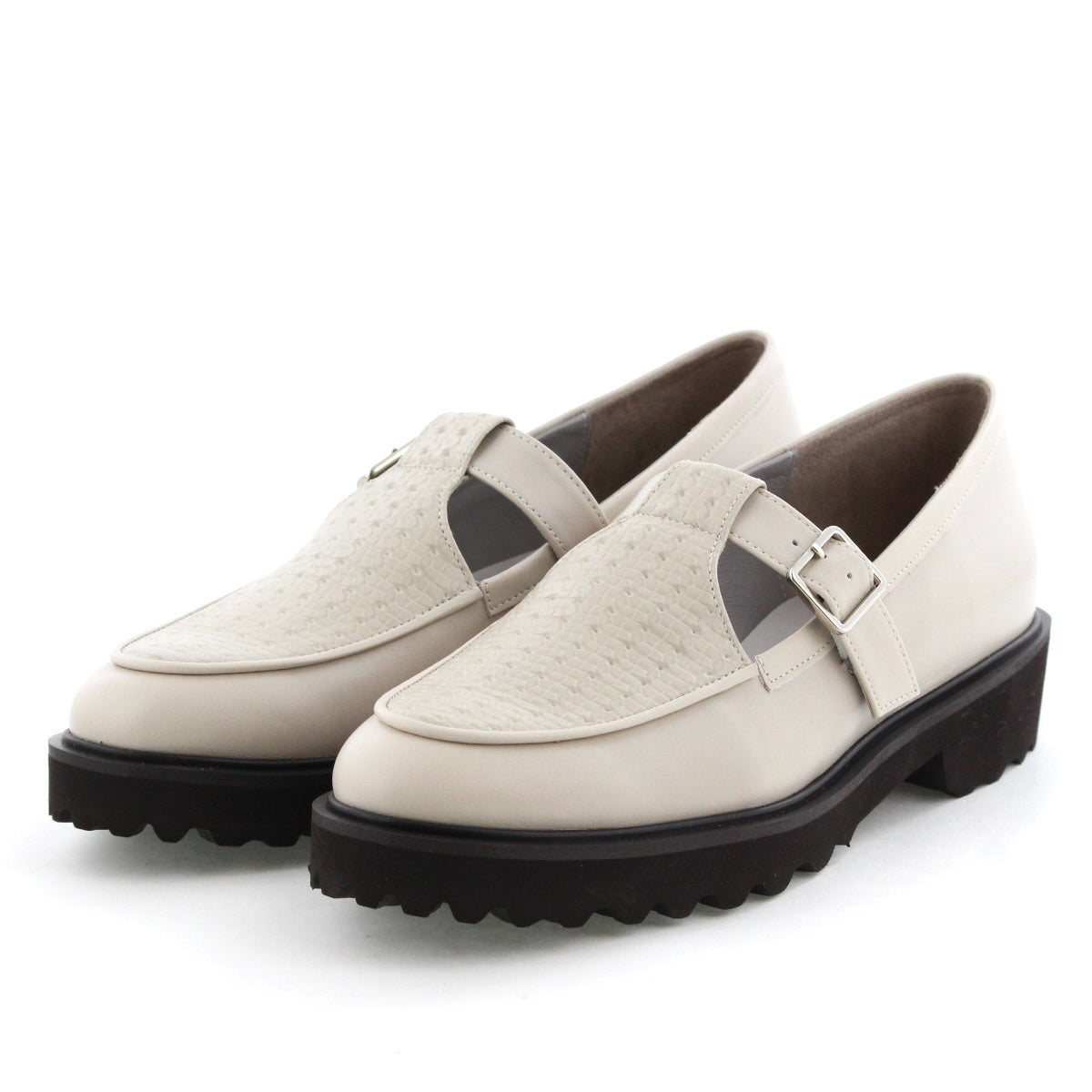SALE】Tストラップローファー/651107