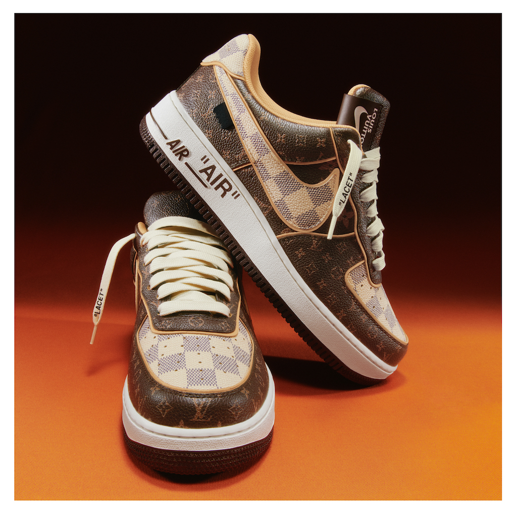 LOUIS VUITTONとNIKEによる「エア フォース 1」by ヴァージル
