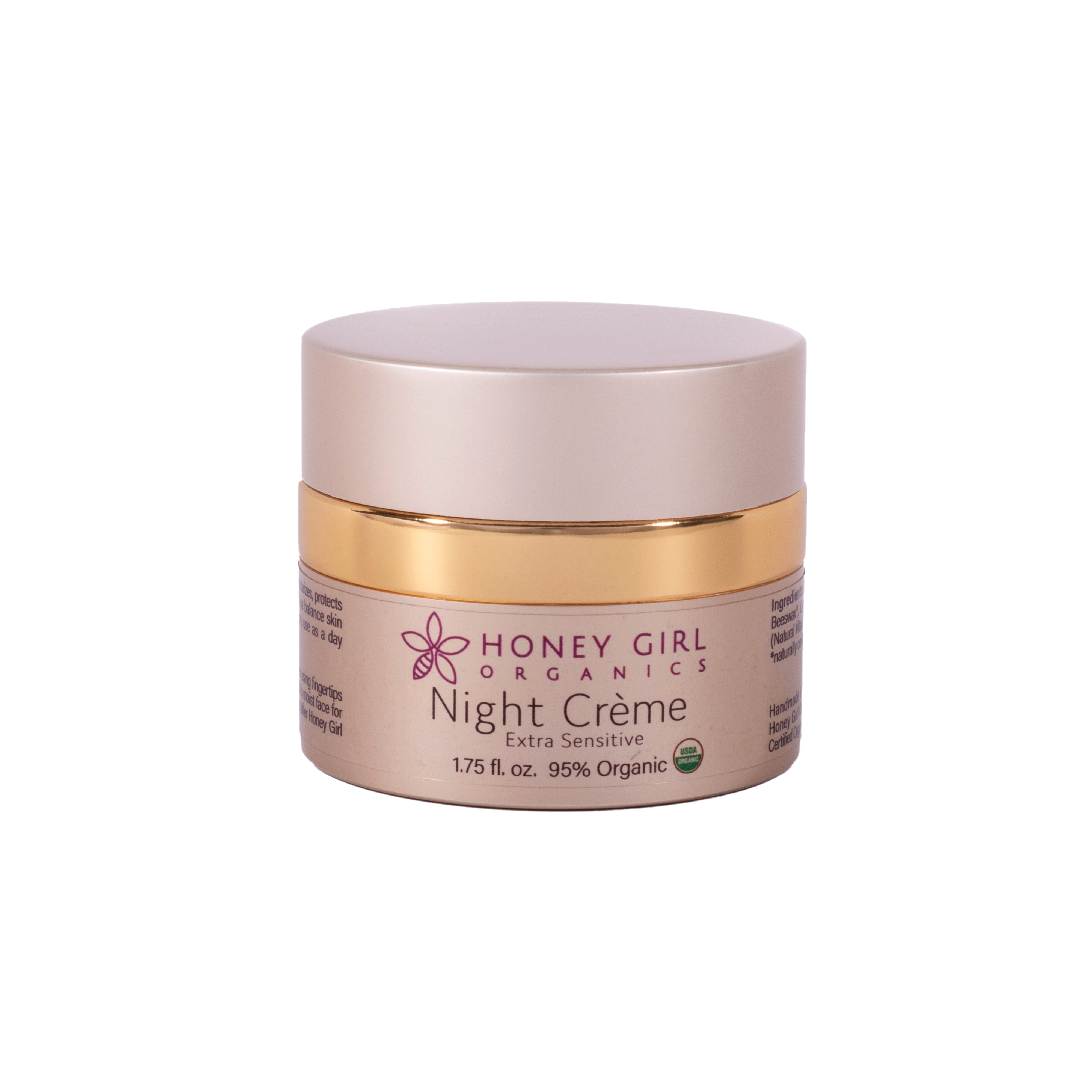Night Crème Extra Sensitive - Organic – HoneyGirlOrganics