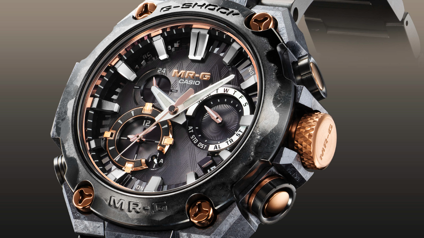 G-SHOCK”世界限定800本 燦々と輝く日本刀をモチーフにした“MR-G” 刃文