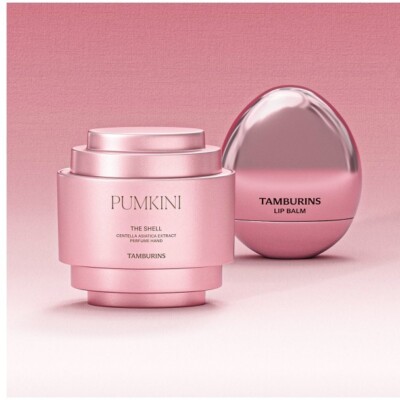 Tamburins] Perfume Hand & Lip Balm Duo Set (PUMKINI+ROSEWOODY) K