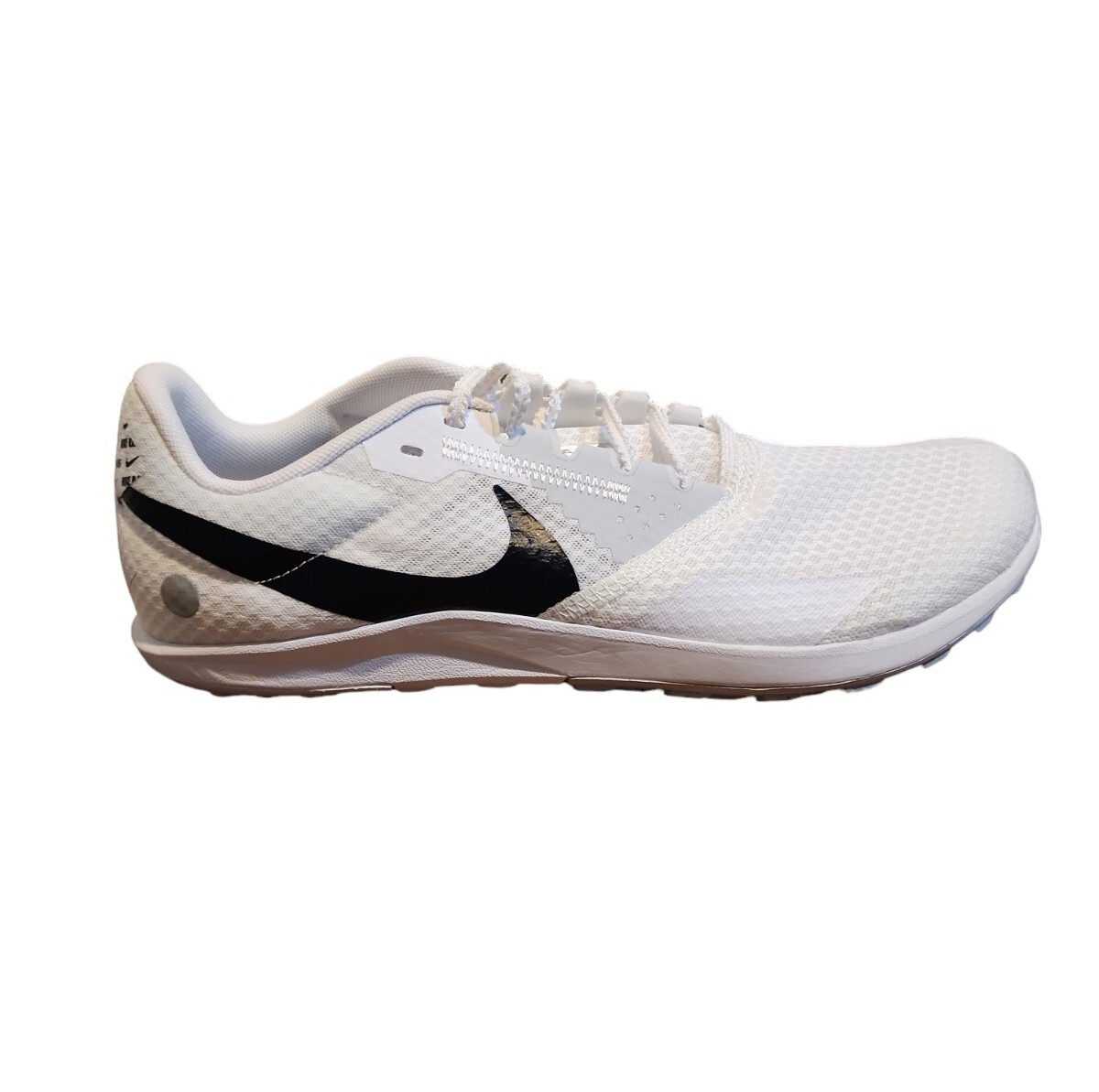 Nike Zoom Rival Waffle 6 White Black Track Shoes New DX7998-100 Sz