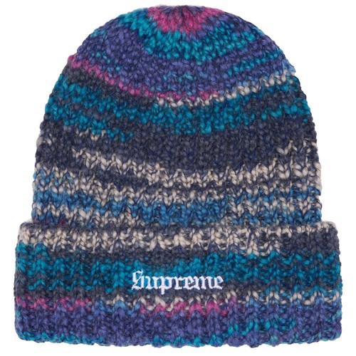 Supreme Gradient Spacedye Multicolor Beanie NEW Rainbow One Size