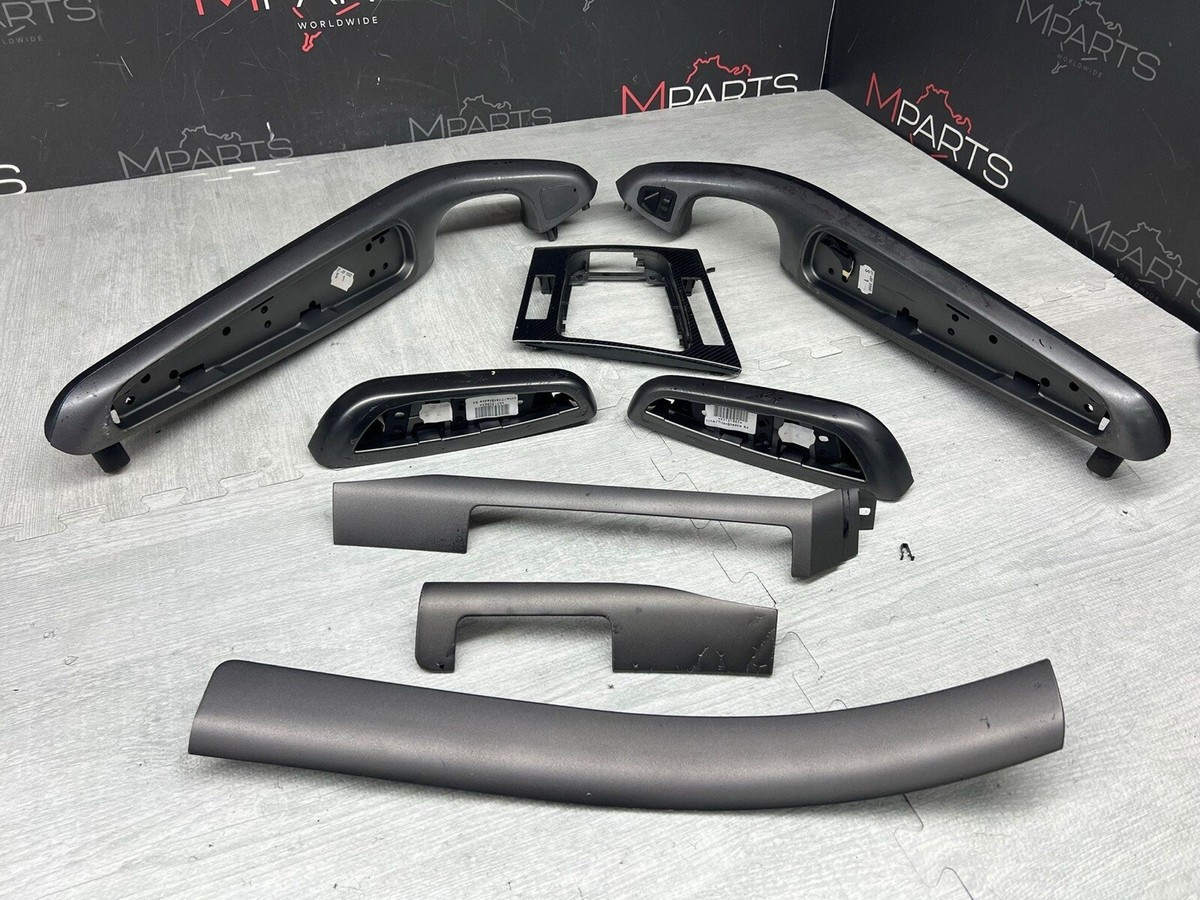 01-06 BMW E46 M3 Convertible Interior Armrests Trim Set Titan