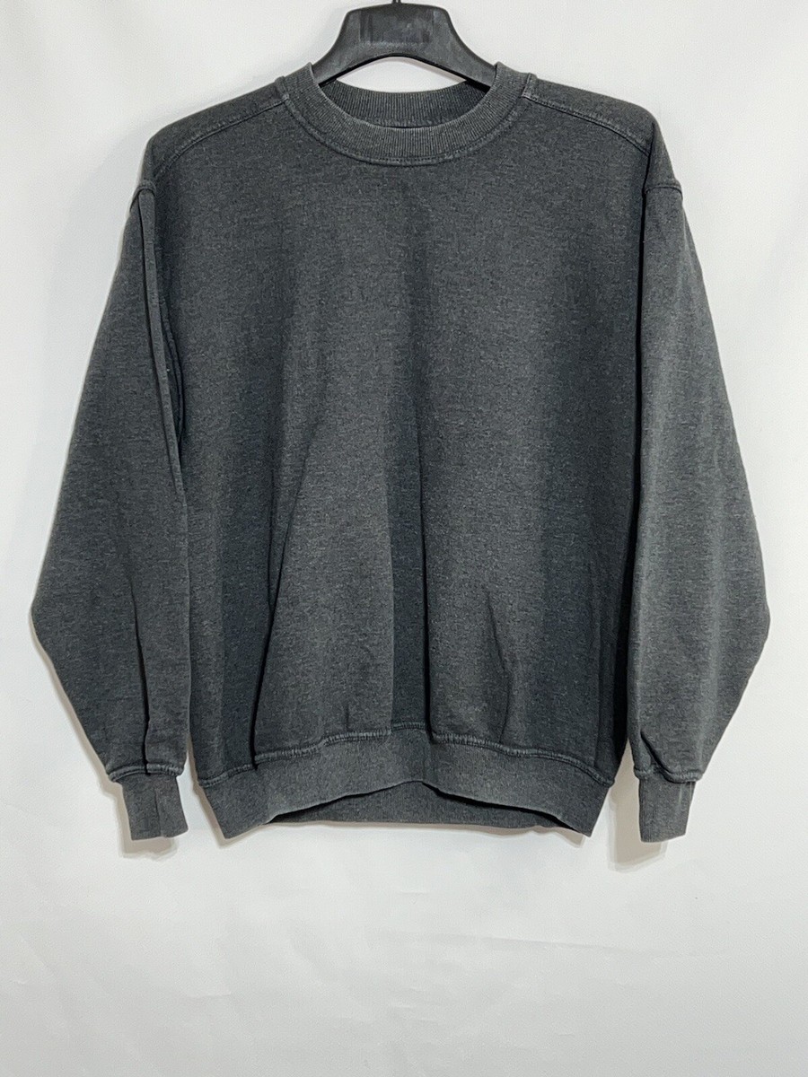 Vintage Pluma by Russell Athletic Men Gray Large Blank Sweatshirt