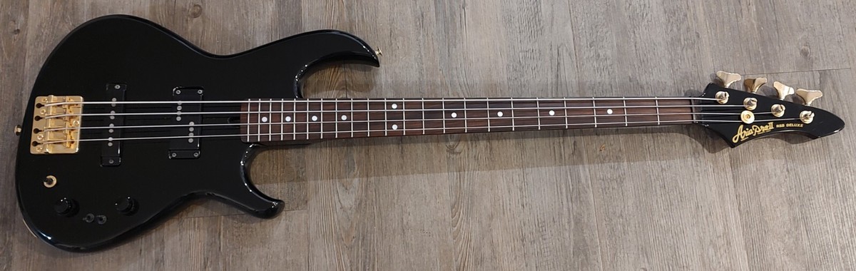 ARIA PRO 2 II RSB DELUXE BASS GUITAR BODY in BLACK - MADE IN JAPAN