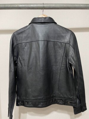 Levi's black leather jacket, cowhide 3rd type 78500 Levi's Bovine