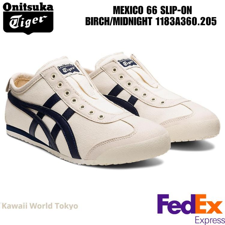 Onitsuka Tiger MEXICO 66 SLIP-ON BIRCH/MIDNIGHT 1183A360.205