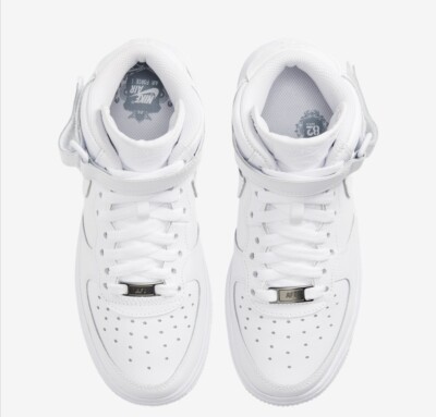 NEW Nike Air Force 1 Mid LE (GS) White (DH2933 111) Sz 7 YOUTH | eBay