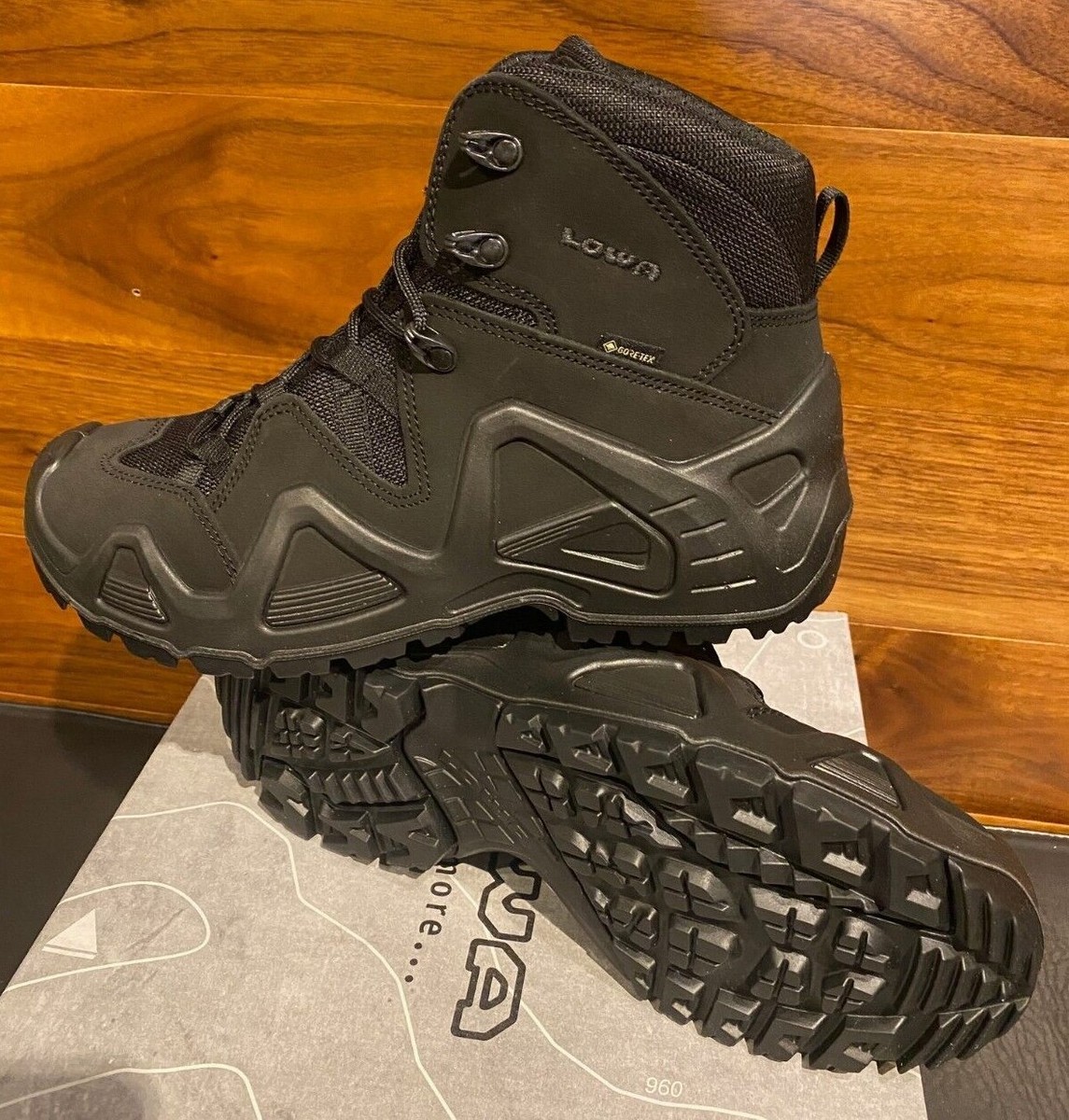 LOWA ZEPHYR GTX MID TF BLACK OP 310537 TASK FORCE COMBAT BOOT NEW