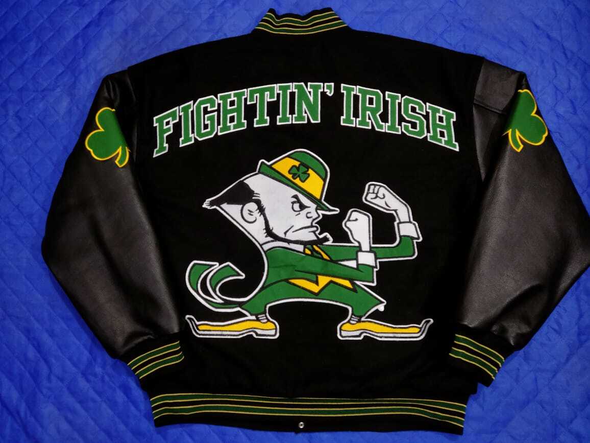 NCAA Notre Dame Fighting Irish beautiful Varsity jacket | eBay
