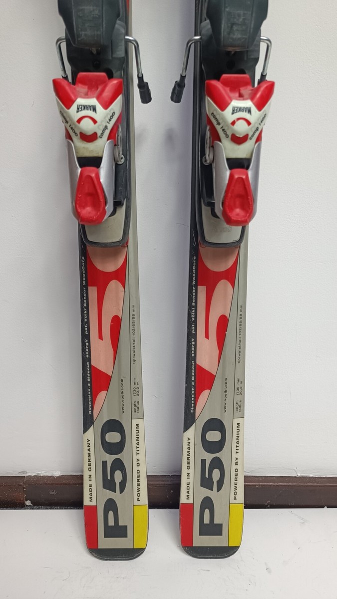 Volkl P50 GS Racing 173cm Ski + Marker 14 Bindings Winter Sport | eBay