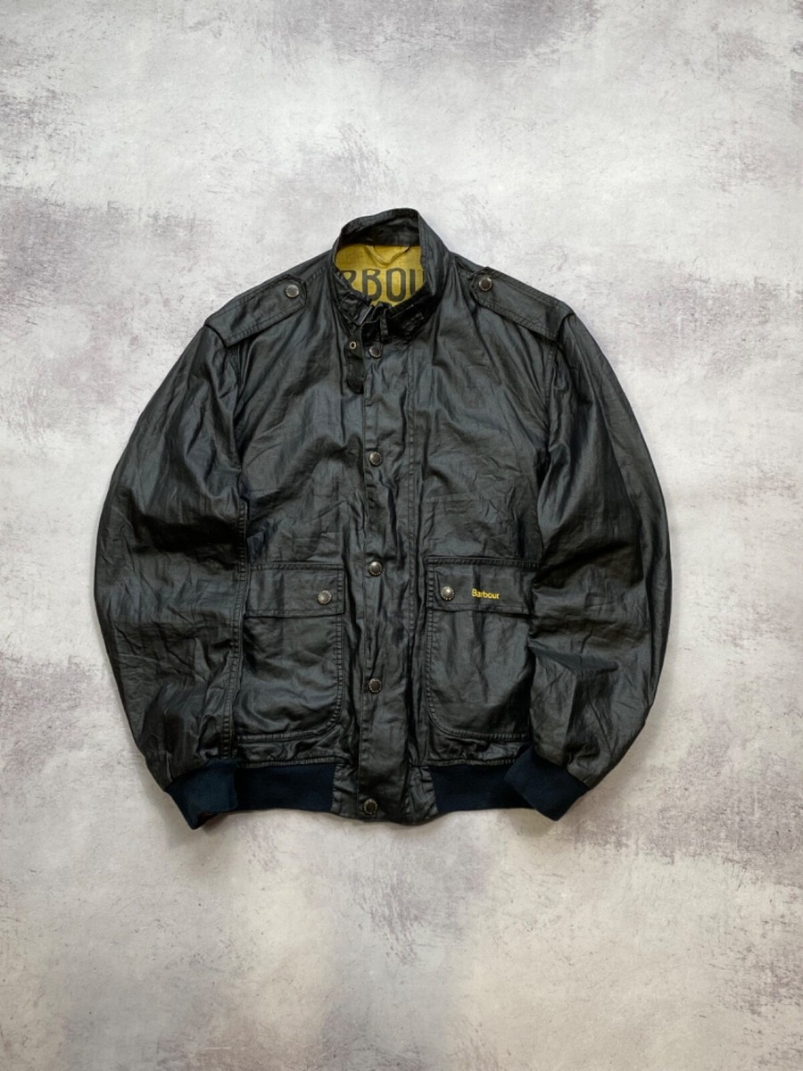 Barbour Duralinen Flyer Waxed Jacket Size M | eBay
