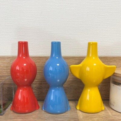 PIKMIN Vase Red & Blue & Yellow PIKMIN / Nintendo TOKYO OSAKA From