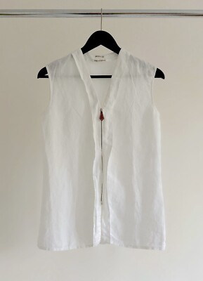Hermes HERMÈS Martin Margiela Vintage Spring 2000 Sleeveless Linen