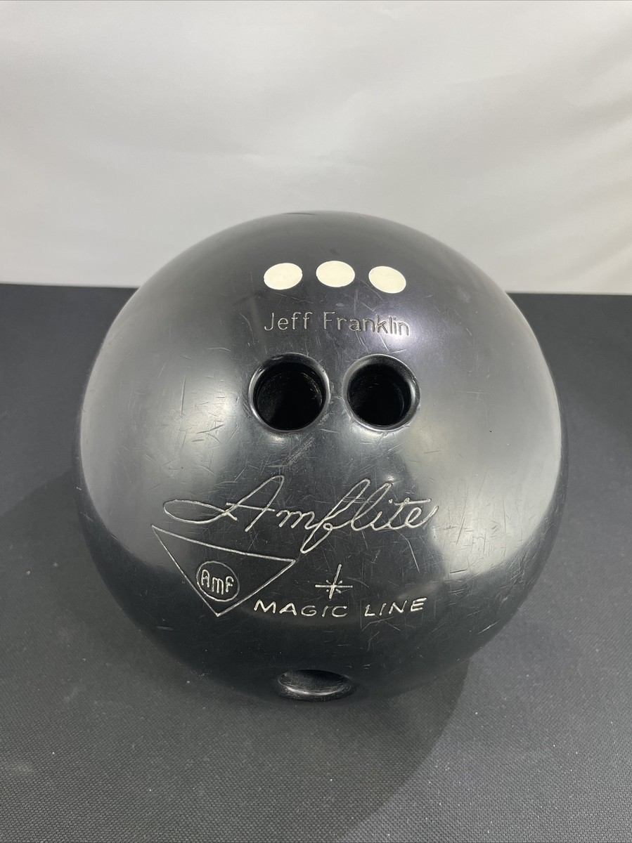 AMF AMFLITE VINTAGE BOWLING BALL 15 Lb 13 Oz MAGIC LINE HOT USBC