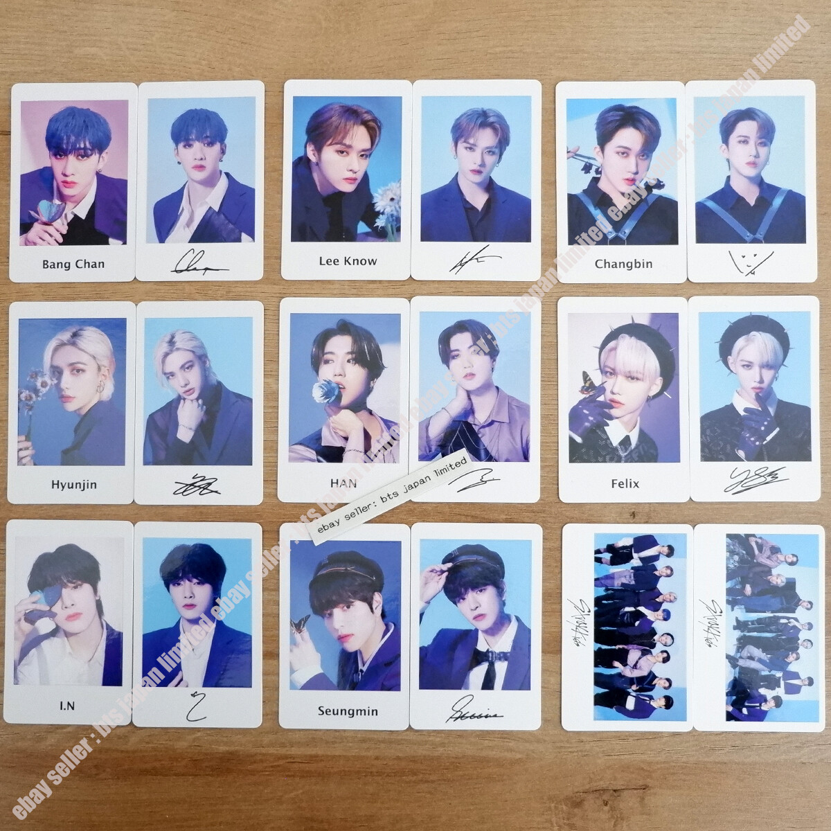 Stray kids MANIAC in JAPAN Official Photocard Set Hyunjin Felix