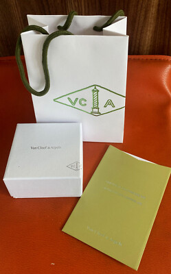 Van Cleef Necklaces Valvet Box, Bag With Card (Full Set) NEW | eBay