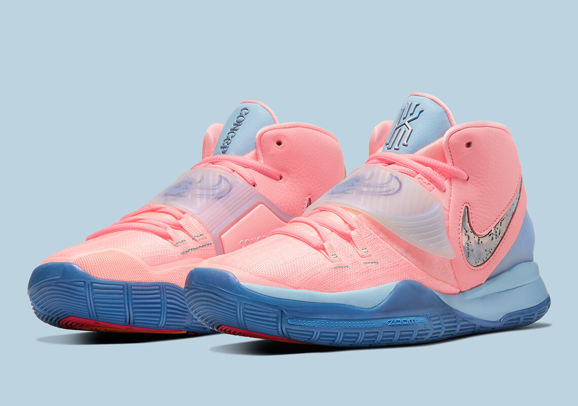 Nike x Concepts Kyrie 6 VI size 13. Pink Tint Guava Ice. Khepri