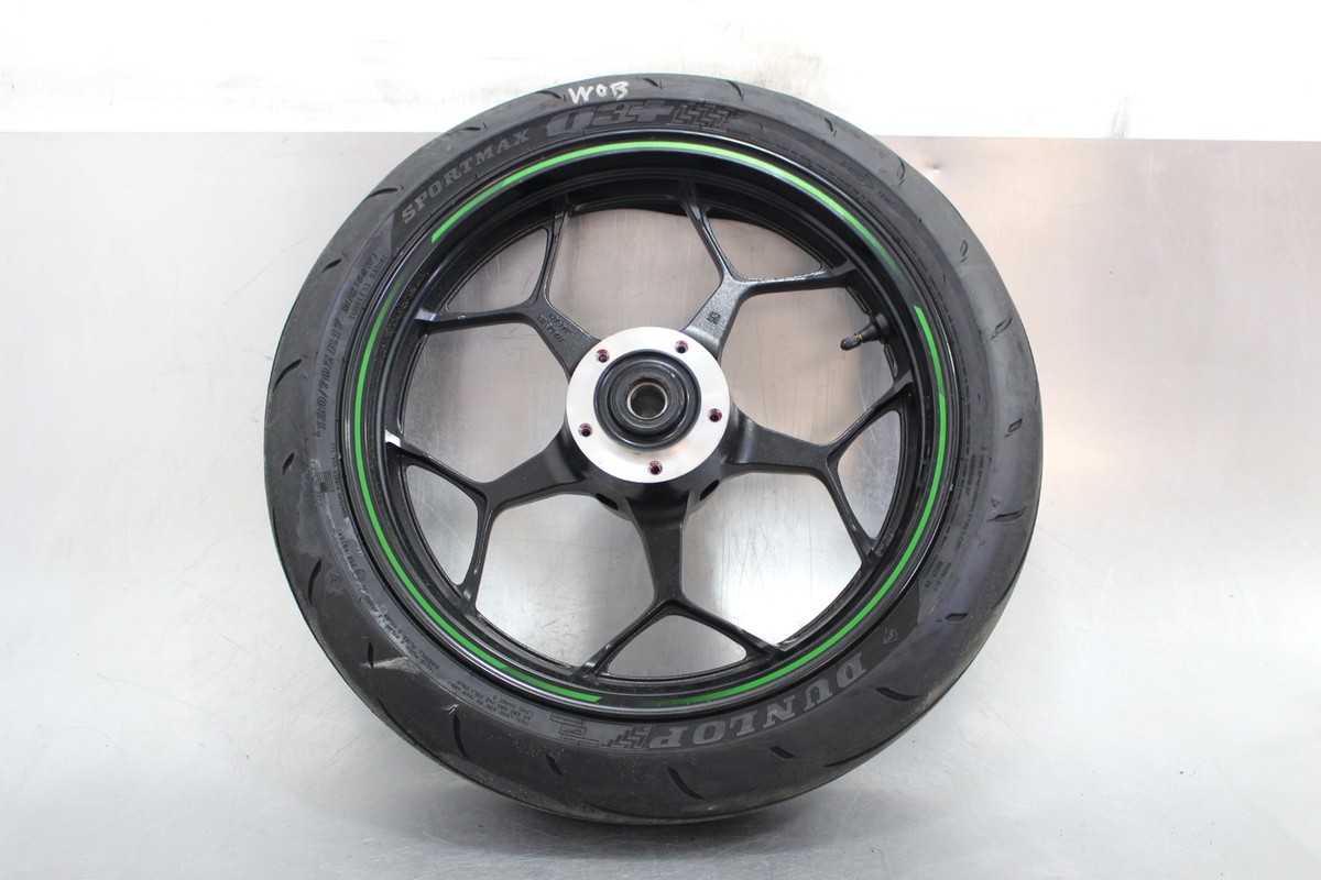 2019 Kawasaki Ninja Zx14r Front Wheel Rim W Tire DMGD SEE PHOTOS