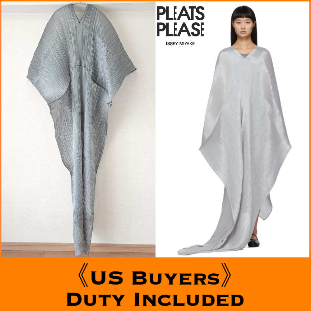 Pleats Please Issey Miyake PP34-AD171 Madame-T Poncho Cape Long