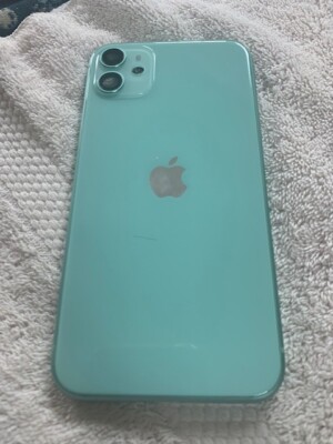 Apple iPhone 11 green back housing rear glass chasis ( B ) | eBay
