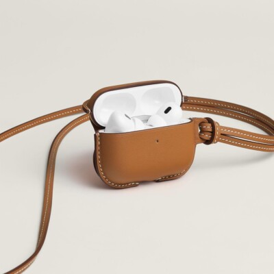 Brand New Hermes AirPods case brown without box | eBay