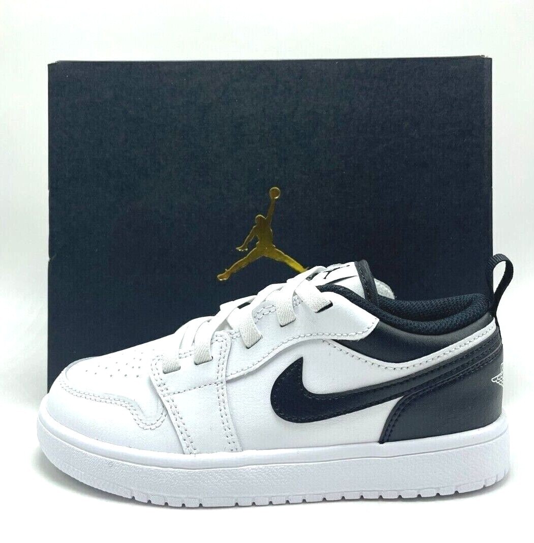 NEW* Kids NIKE AIR JORDAN 1 Low ALT (PS) White/Black-White (DR9748