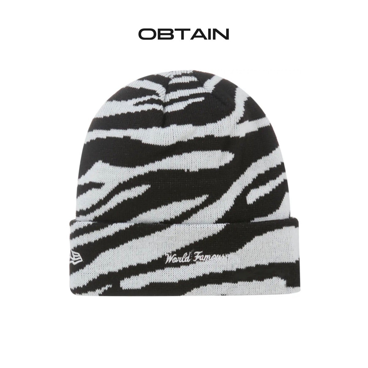 Supreme New Era Box Logo Beanie (FW22) Zebra | eBay