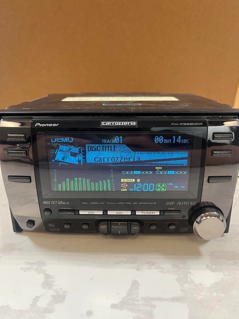 Pioneer Carrozzeria FH-P999MDR CD MD Player 2DIN Car Stereo Head
