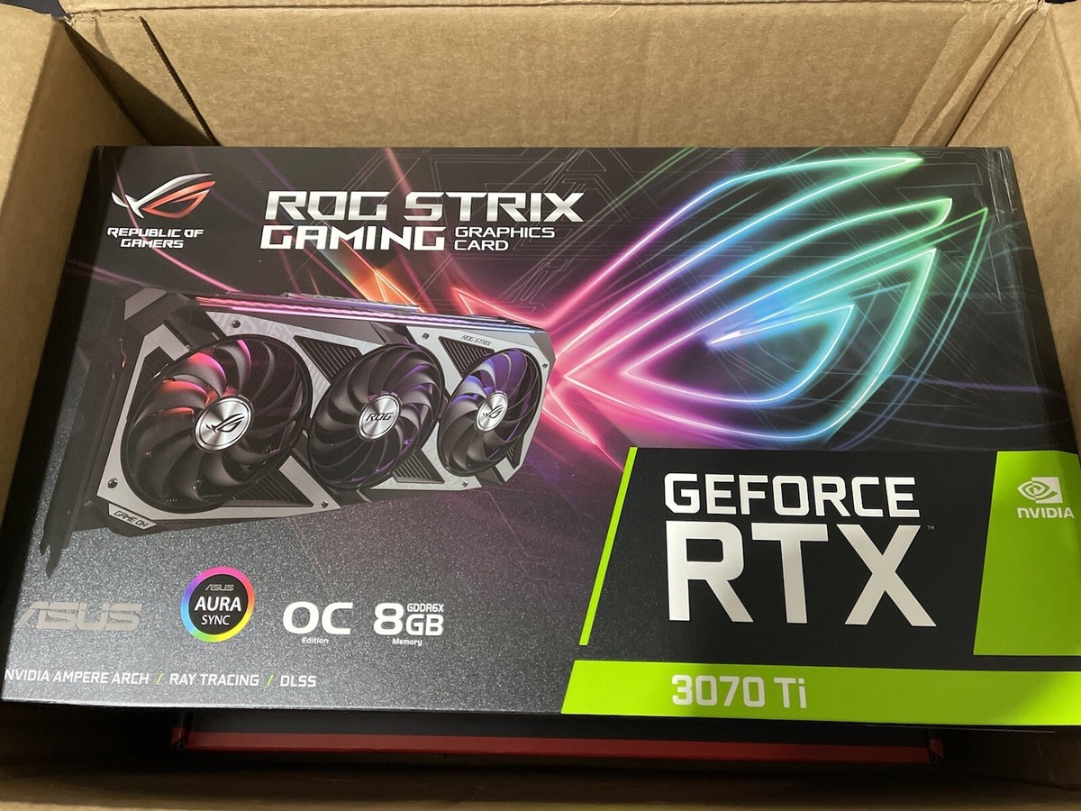 ASUS GeForce ROG STRIX RTX 3070 TI OC Edition 8GB GDDR6X Graphics