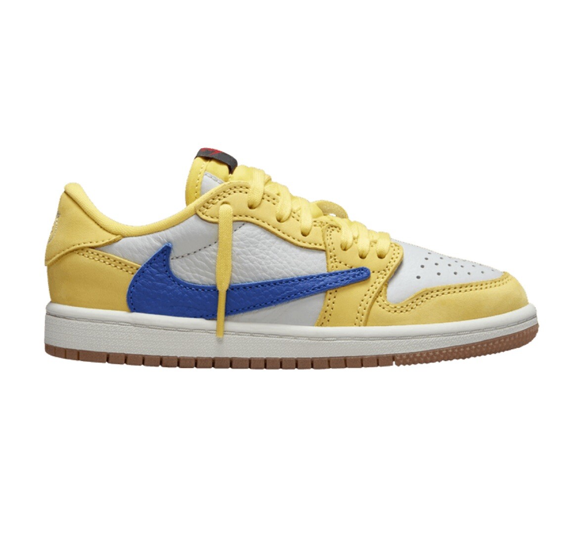 Brand New Nike x Travis Scott Jordan 1 Low OG SP 'Canary' Size 1Y