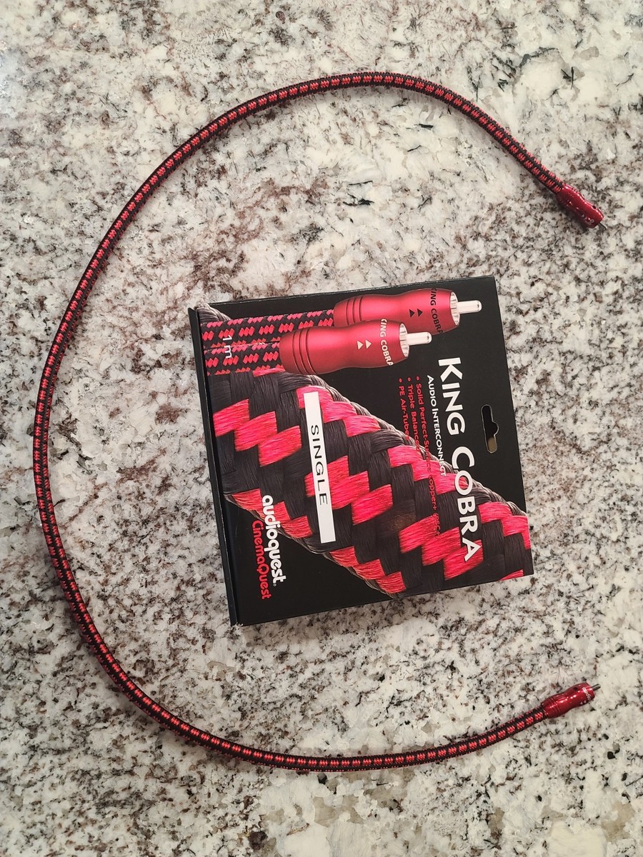 AudioQuest King Cobra Analog RCA interconnect Cables 1 Meter | eBay