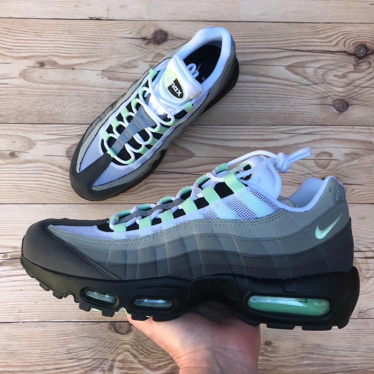 Nike Air Max 95 OG White/Fresh Mint-Granite-Dust Select-a-Size