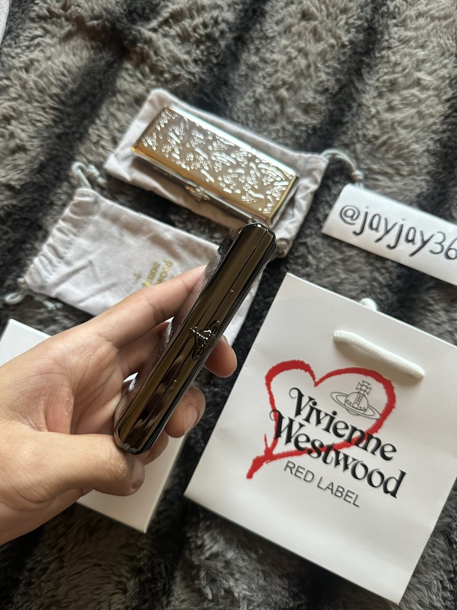 Vivienne Westwood Metal Cigarette Case Metal Nana ORB Silver New