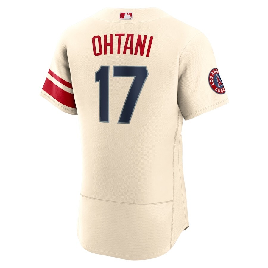 Shohei Ohtani Nike Los Angeles Angels City LA Connect Authentic 17