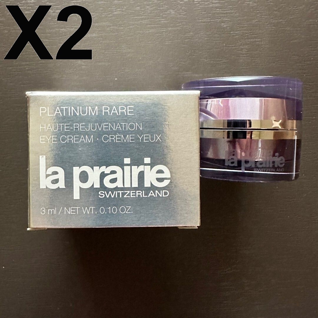 2x3 ml. La Prairie Platinum Rare Haute-Rejuvenation Eye Cream +
