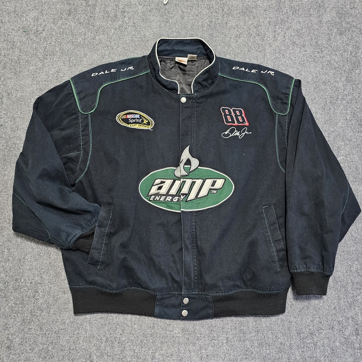 VTG NASCAR Dale Earnhardt Jr. Jacket 2XL National Guard Racing AMP