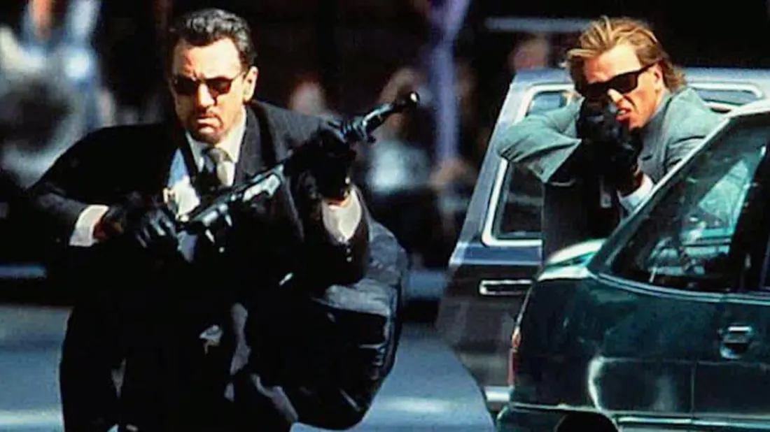ヒート (1995) では、銀行強盗のシーンの準備として、映画の技術顧問が