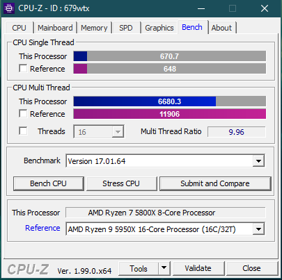 Ryzen 7 5800X works wonders! CPU-Z : r/Amd
