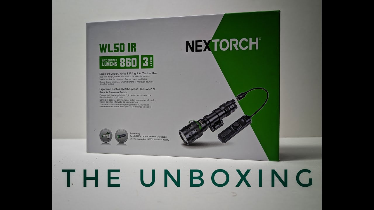 Nextorch WL50IR Tactical Light - The Do-It-All Workhorse - YouTube