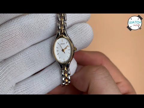 SEIKO 1F21-5A00 16mm Women's Watch Inside & Battery Replacement