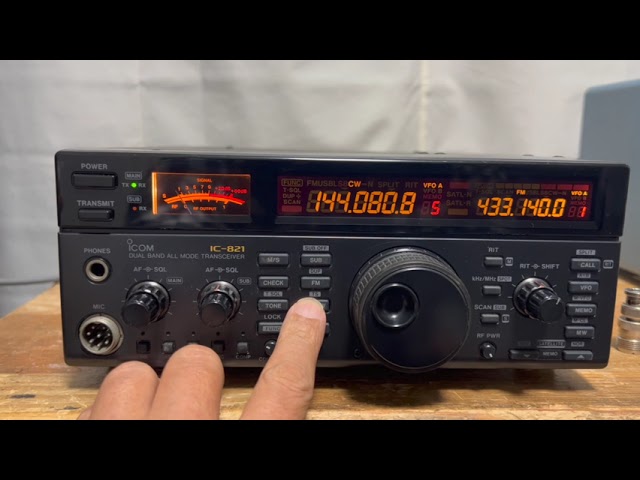 IC-821 修理完了【2022/11/28】 - YouTube