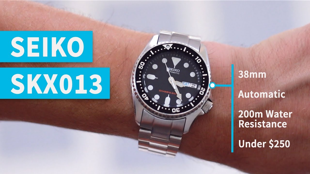 Best Dive Watch for Small Wrists | Seiko SKX013 Review - YouTube