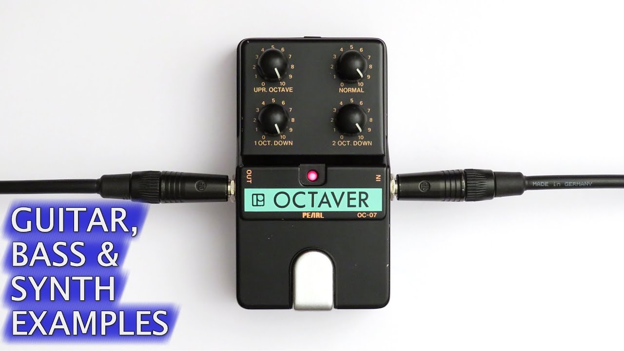 Pearl OC7 Octave Pedal Demo - YouTube
