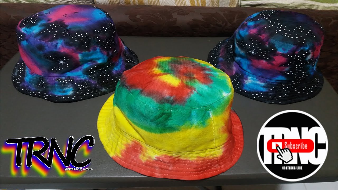 Bucket Hat Tie Dye [Full Tutorial] #56 - YouTube