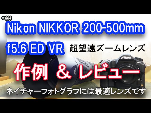 ニコン 200-500mm f5.6 超望遠ズームレンズ 】 レンズレビュー（作例