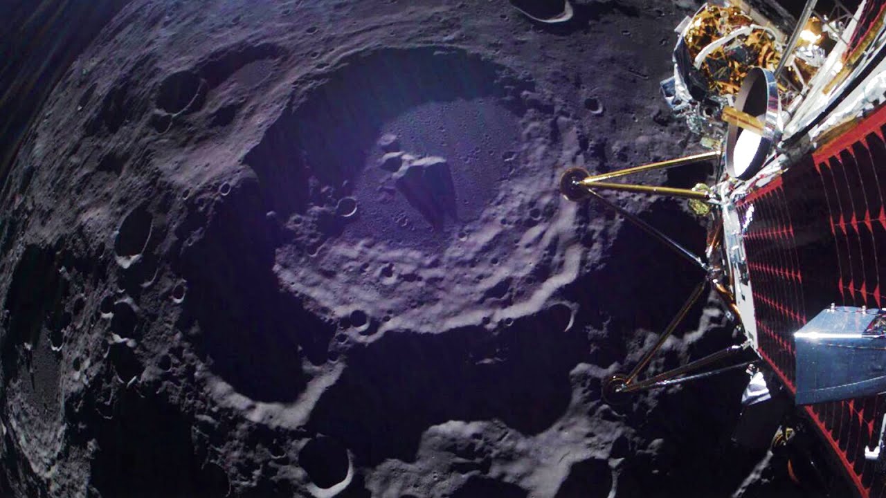 Private IM-2 'Athena' lander on moon but fate unclear - YouTube